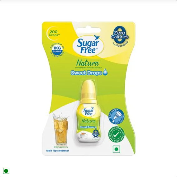 Sugar Free Natura Sweetener, 2x100 g Multipack