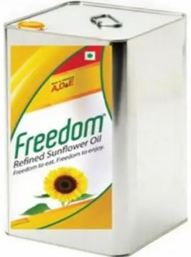 FREEDOM SUNFLOWER OIL 15KG TIN