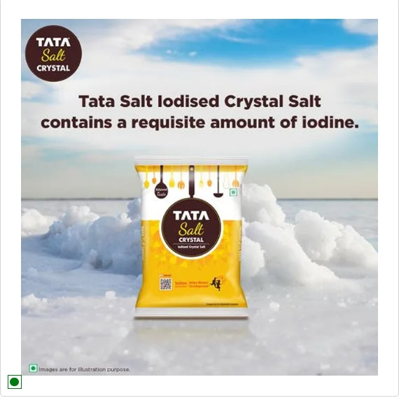 Tata Salt Iodised Crystal Salt/Uppu, 1 kg