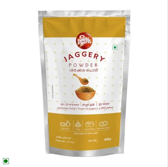 Double Horse Jaggery Powder, 400 g