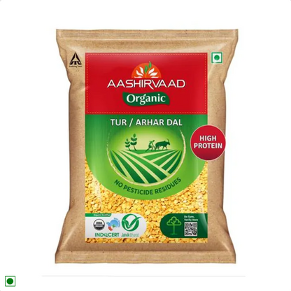 Aashirvaad Organic Arhar/Tur Dal, 1 kg