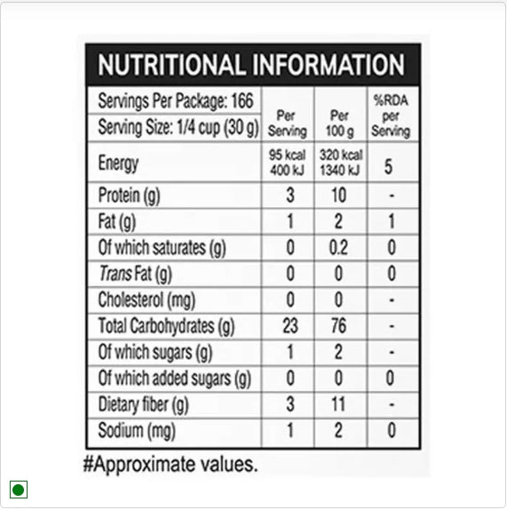 24 Mantra Organic Whole Wheat Atta, 5 kg Pouch