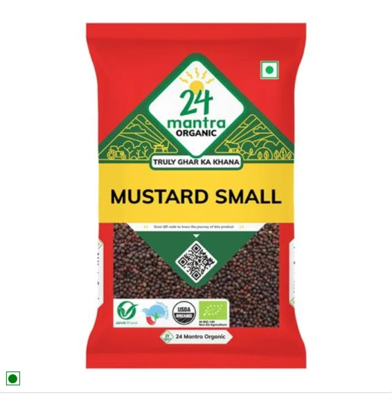 24 Mantra Organic Mustard Small, 3x100 g Multipack