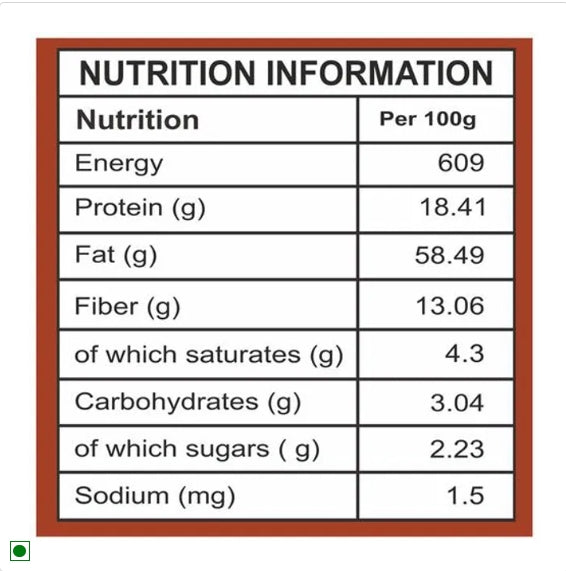 24 Mantra Organic Almonds, 100 g Pouch