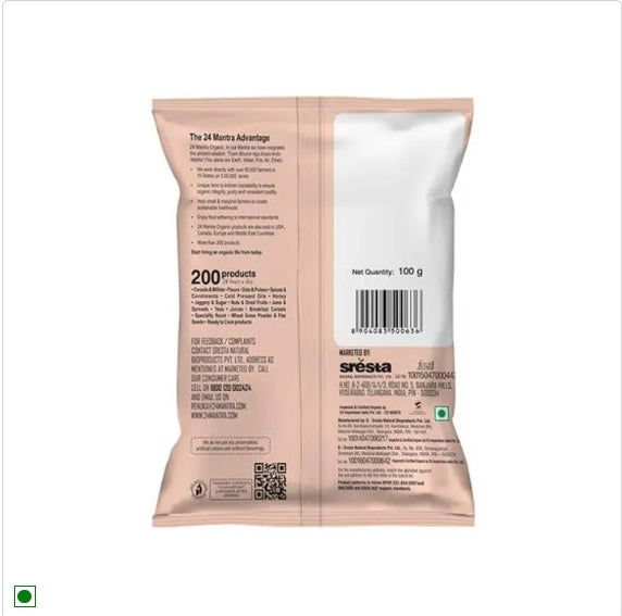 24 Mantra Organic Coriander, 100 g Pouch