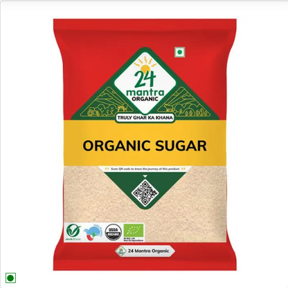 24 Mantra Organic Sugar, 3x1 kg Multipack