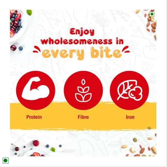 Saffola Oats - 100% Natural With High Protein & Fibre, Healthy Cereals, Creamy, 1 kg Pouch