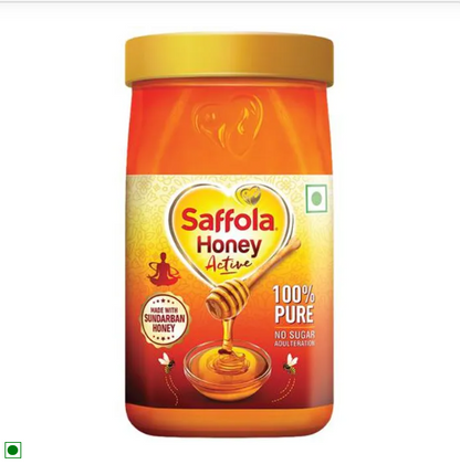 Saffola Honey Active - From Sundarban Forest, 100% Pure, No Sugar Adulteration, 1 kg Jar