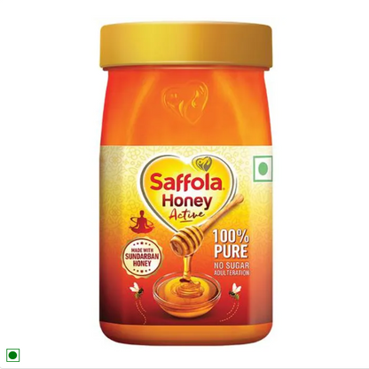 Saffola Honey Active - From Sundarban Forest, 100% Pure, No Sugar Adulteration, 1 kg Jar