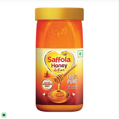 Saffola Honey Active - From Sundarban Forest, 100% Pure, No Sugar Adulteration, 1 kg Jar