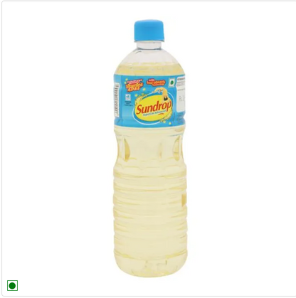 Sundrop Lite - Cooking Oil, 1 L Pet Bottle