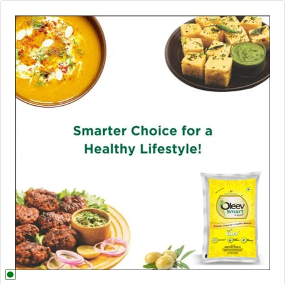 Oleev Smart Edible Oil - Enriched With Vitamin A, D , E & K, 1 L