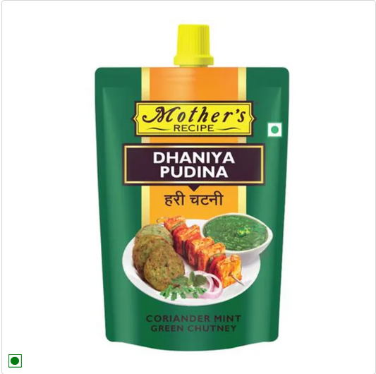 Mother's Recipe Dhania Pudina Chutney, 200 g Pouch