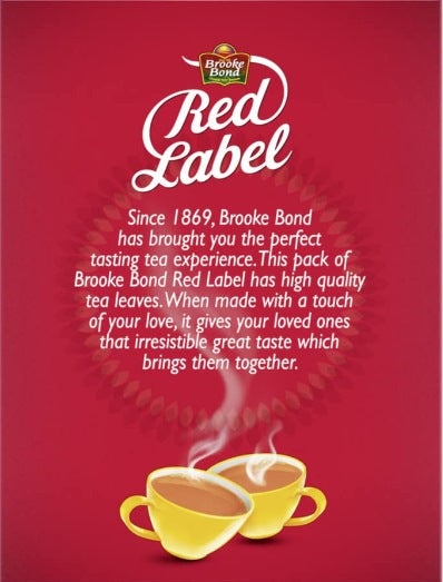 Brook Bond Red Label Tea Leaf Cartoon 500 Grams