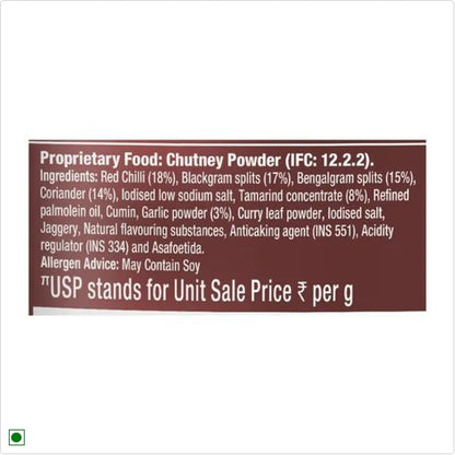 MTR Idli Karam Podi - Chutney Powder, Source Of Protein, 100 g