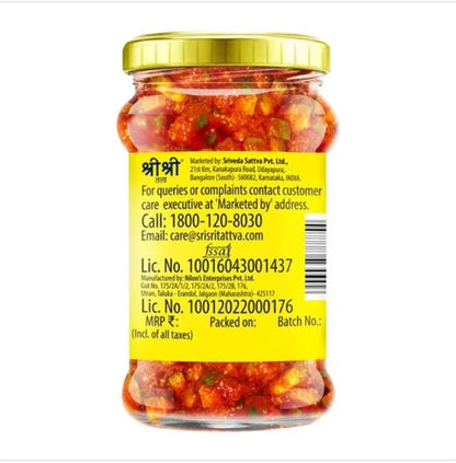 Sri Sri Tattva Mango Pickle Mustard Oil - Rich Source Of Antioxidants & Nutrients, 300 g