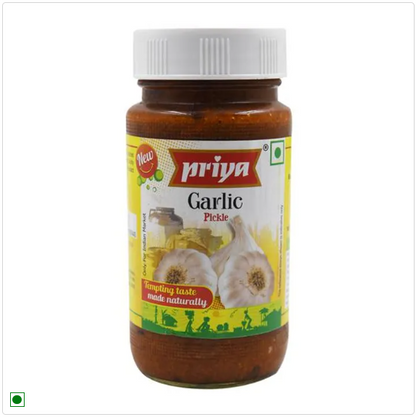 Priya Pickle - Garlic, 500 g Bottle