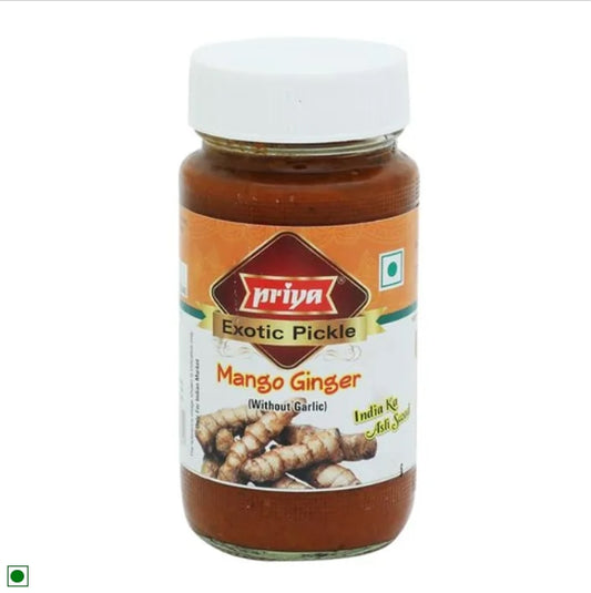 Priya Pickle - Mango Ginger Without Garlic, 300 g Bottle