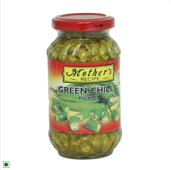 Mother's Recipe Pickle - Green Chilli, 200 g Pouch