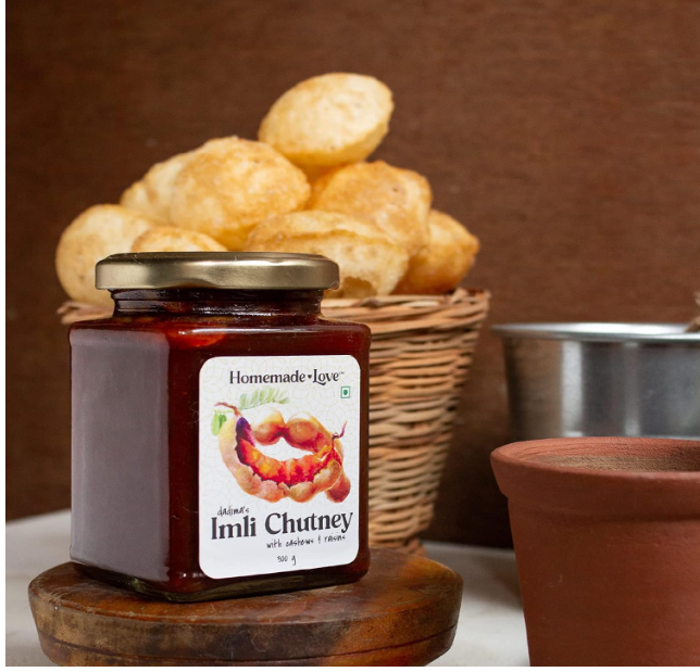 Homemade Love Imli Chutney | Sweet and Tangy Tamarind Chutney made with Tamarind Pulp, Jaggery, Black Salt | 300g