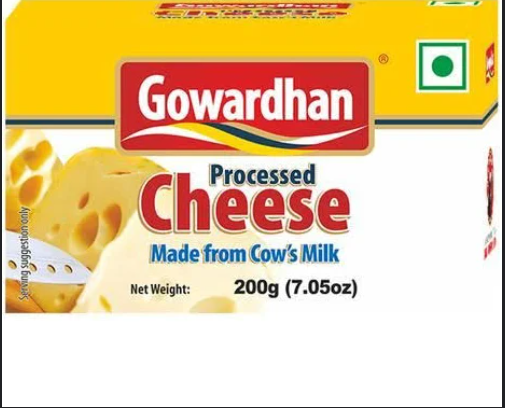 GOWARDHAN  PROCESSED CHEESE MADE FROM COW MILK