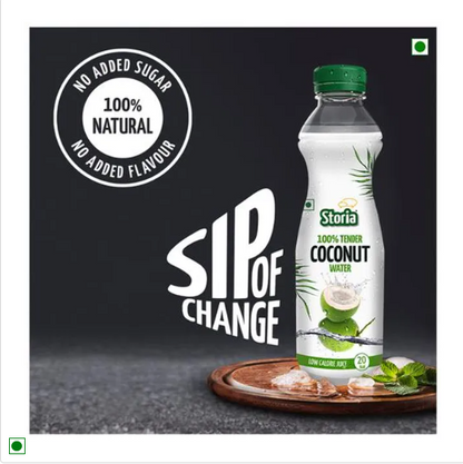 Storia 100% Tender Coconut Water - No Added Sugar, 1L Pet Bottle