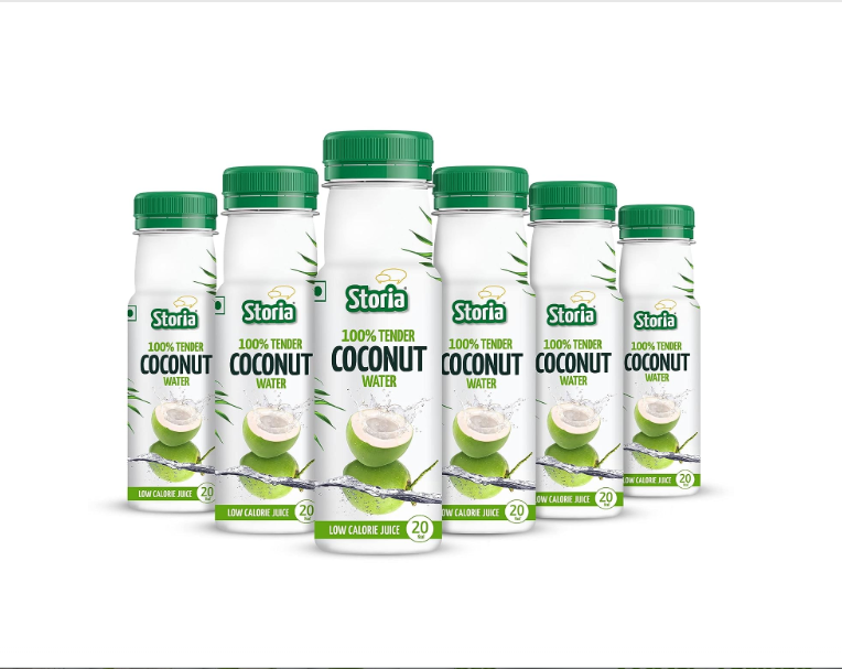 Storia 100% Tender Coconut Water - No Added Sugar, 1L Pet Bottle