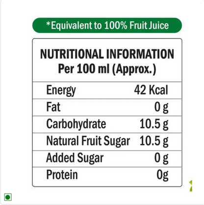 Storia 100% Fruit Juice - Nimbu Pani, No Added Sugar, 6x200 ml Multipack