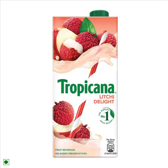 Tropicana Fruit Juice - Delight, Litchi, 1 L