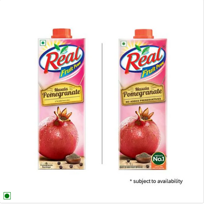 Real Fruit Juice - Masala Pomegranate, 2 x 1 L Multipack