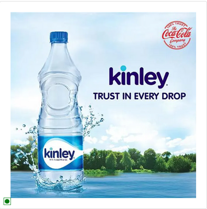 Kinley Drinking Water With Added Minerals, 2 L PET Bottle