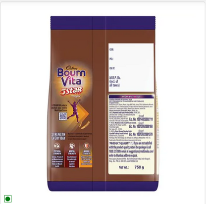 Cadbury Bournvita 5 Star Magic Nutrition Drink, 2x750 g Multipack