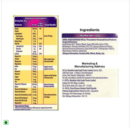 Cadbury Bournvita 5 Star Magic Nutrition Drink, 2x750 g Multipack