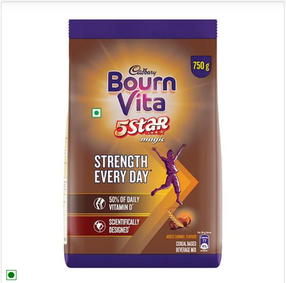 Cadbury Bournvita 5 Star Magic Nutrition Drink, 2x750 g Multipack