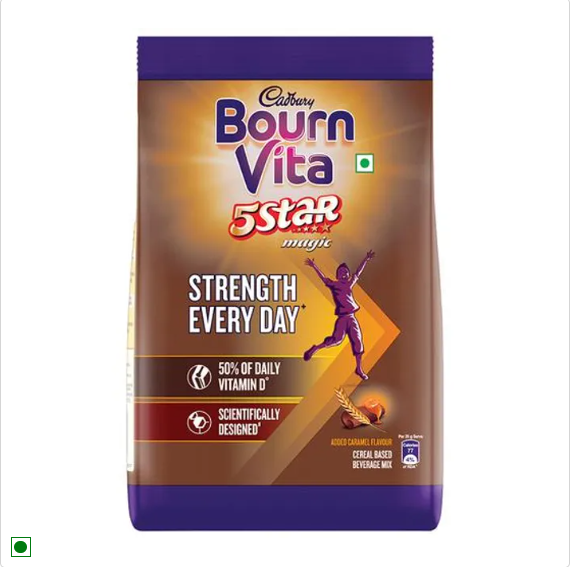 Cadbury Bournvita 5 Star Magic Nutrition Drink, 2x750 g Multipack