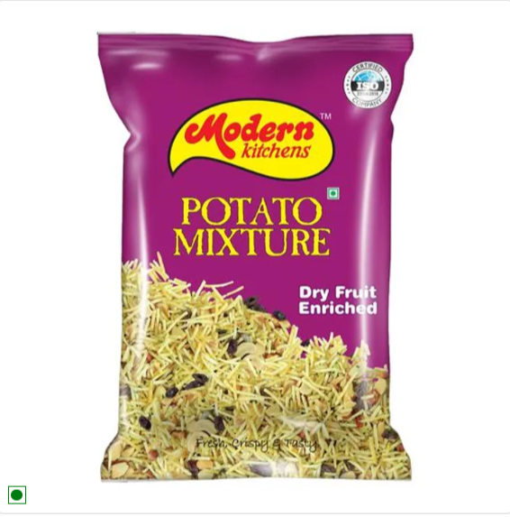 Modern Kitchens Potato Mixture - Enriched With Dry Fruits, Fresh, Crispy, No Preservatives, 150 g