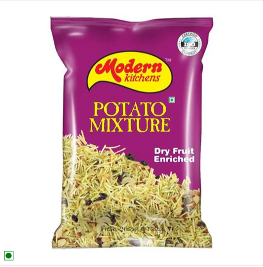 Modern Kitchens Potato Mixture - Enriched With Dry Fruits, Fresh, Crispy, No Preservatives, 150 g