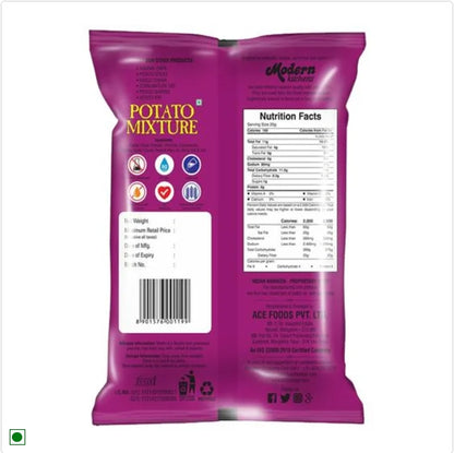 Modern Kitchens Potato Mixture - Enriched With Dry Fruits, Fresh, Crispy, No Preservatives, 150 g