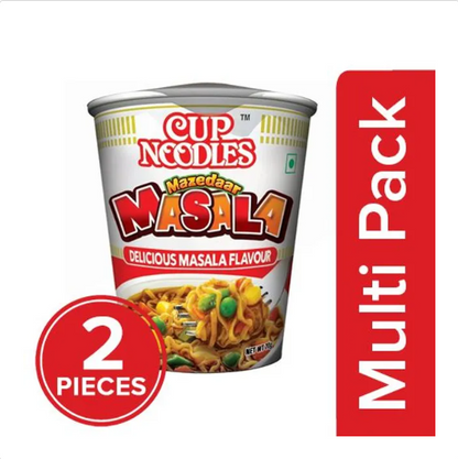 Nissin Food Cup Noodles Mazedaar Masala, 3x70 g Multipack