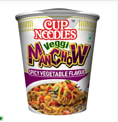 Nissin Veggi Manchow Instant Cup Noodles, 3x70 g Multipack