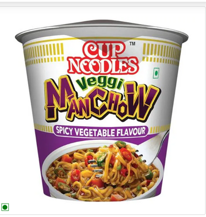 Nissin Veggi Manchow Instant Cup Noodles, 3x70 g Multipack