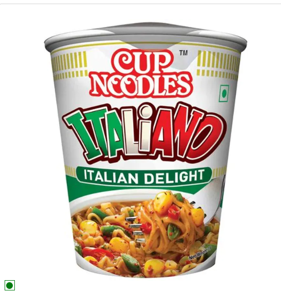 Nissin Food Cup Noodles Italiano, 3x70 g Multipack