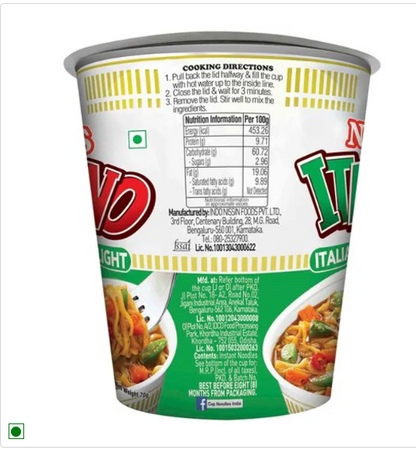 Nissin Food Cup Noodles Italiano, 3x70 g Multipack