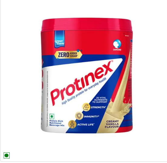 Protinex Nutritional Drink Mix - For Adults, Creamy Vanilla Flavour, 400 g Jar