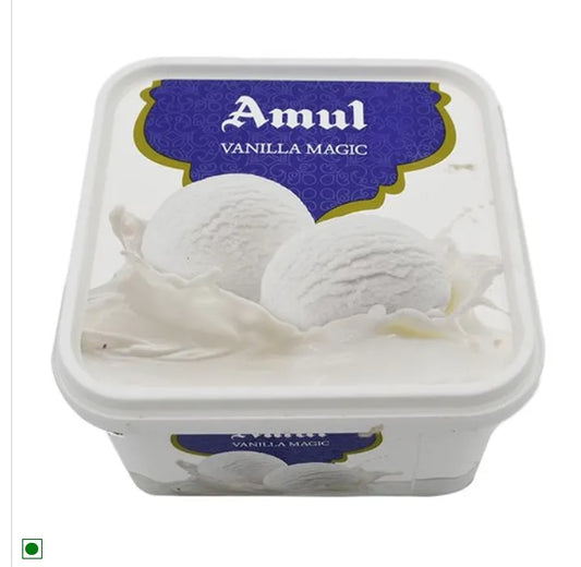 Amul Ice Cream - Vanilla Magic, 1 L Tub