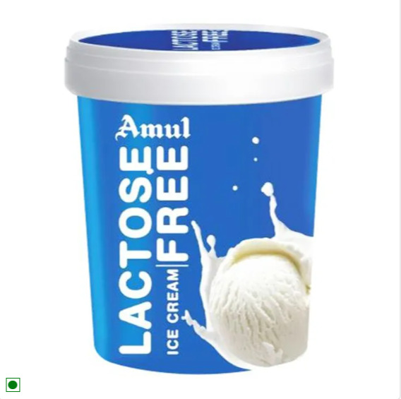 Amul Ice Cream - Lactose Free, 125 ml Plastic Cup