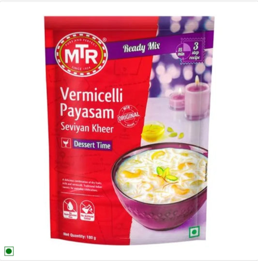 MTR Ready Mix - Vermicelli Payasam, 180 g Pouch