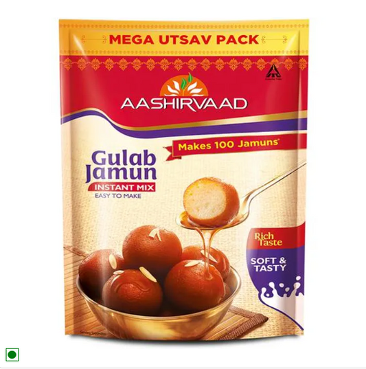 Aashirvaad Gulab Jamun Instant Mix, 500 g Pouch