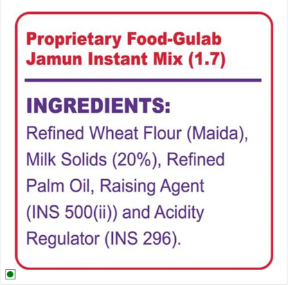 Aashirvaad Gulab Jamun Instant Mix, 500 g Pouch