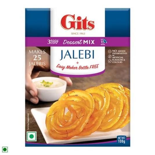 Gits Dessert Mix - Jalebi With Maker, 100 g Carton